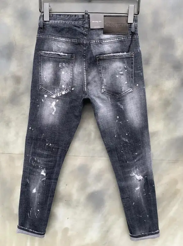 jeans for women classic,Authentic DSQUARED2,Retro,Italian brand ,Women/Men Jeans,locomotive,Jogging jeans,DSQ012