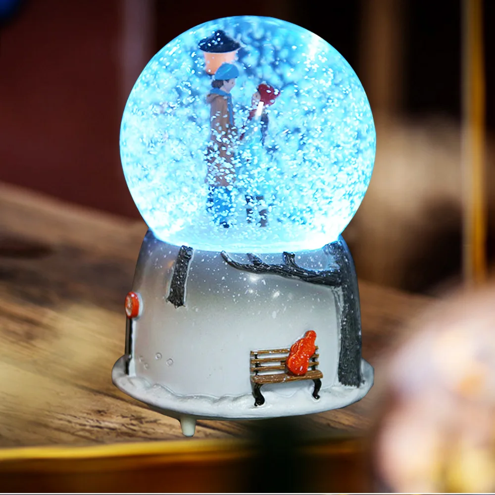 Светильник Ник музыкальная шкатулка хрустальный шар ремесло Домашний