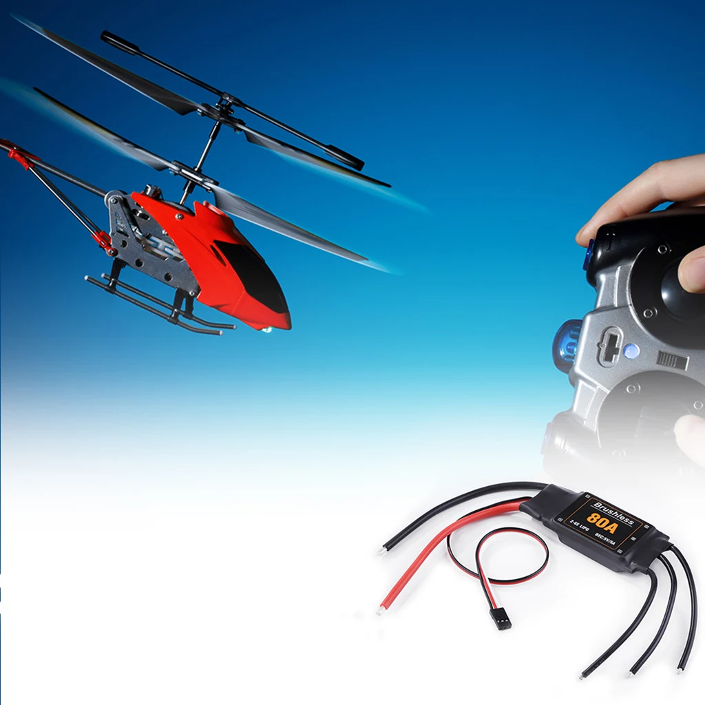 

Премиум 80A бесщеточный ESC для FPV, вертолет-Дрон самолета квадрокоптера