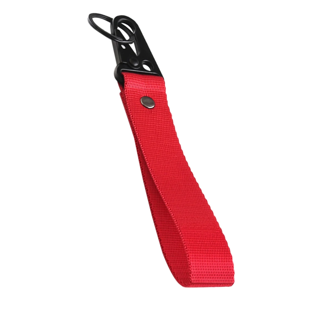 

Auto Replacement Car Key Ring Keys Chain Keyring Phone Lanyard Strap Red