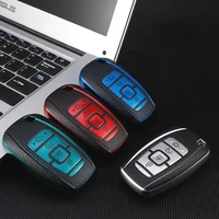 key case for car key cover for lincoln continental mkc mkz navigator 2019 4 buttons car keychain protector ring