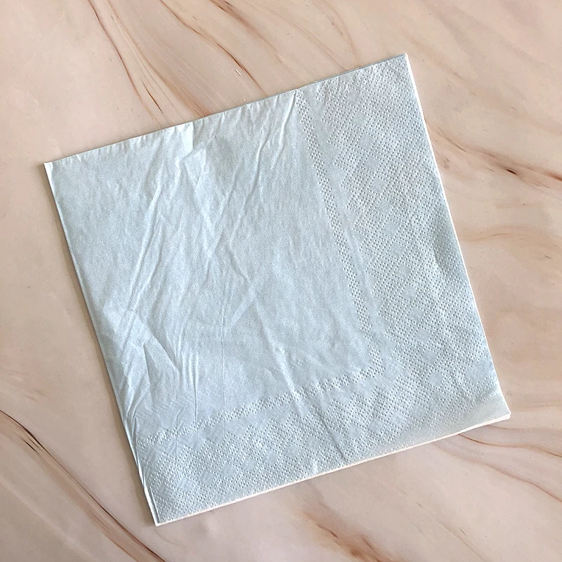 40 шт./компл. синяя одноразовая посуда бумажные тарелки для вечеринки салфетка