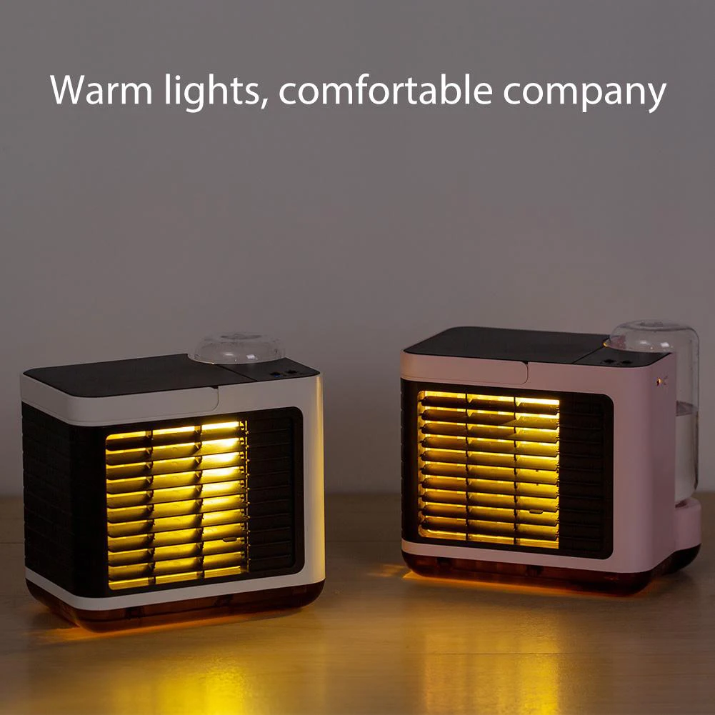 

Portable Electric fan USB Rechargeable Home Office Silent Anion Cooling Fan Air Conditioner fan summer