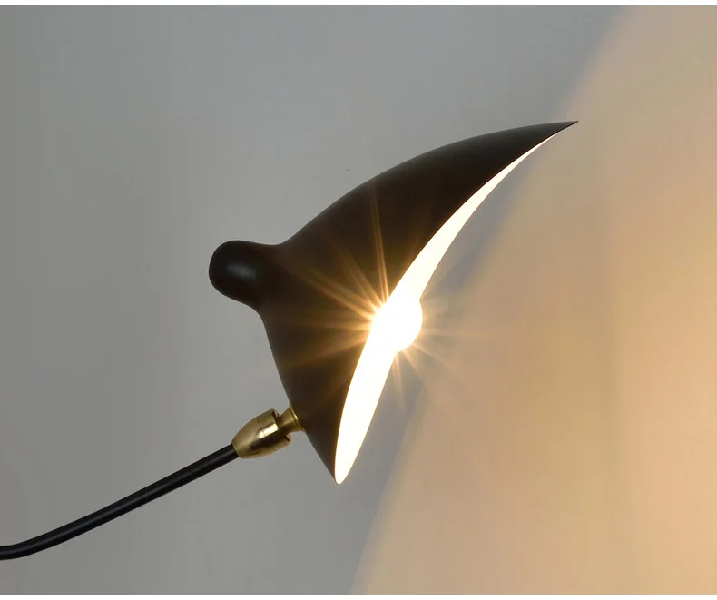 

Metal Modern Led Wall Lamps For Bedside Living Room Bedroom Study New Indoor Lights Luminaria Lighting Fixture E14 Black