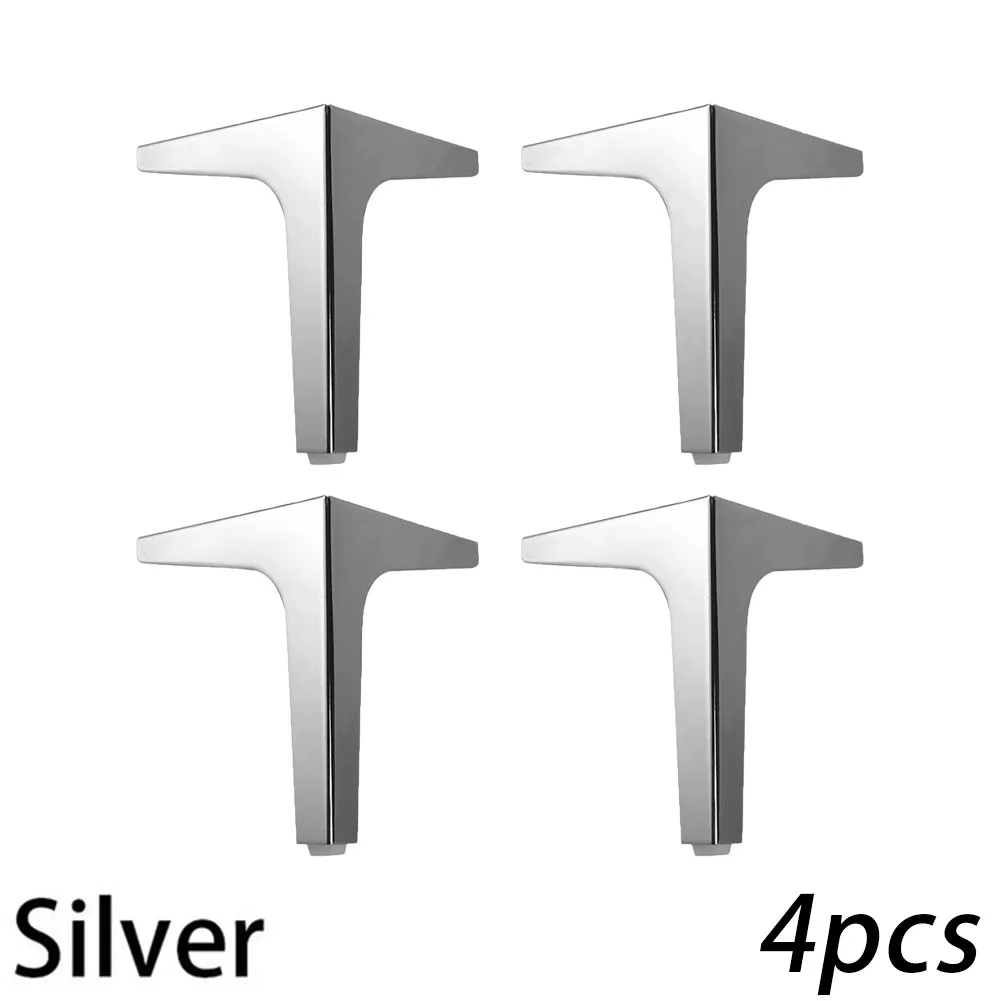 

4Pcs Metal Furniture Legs Modern Sofa Able Chair Supporting Leg Cabinet Cupboard Bed Replacement Feet