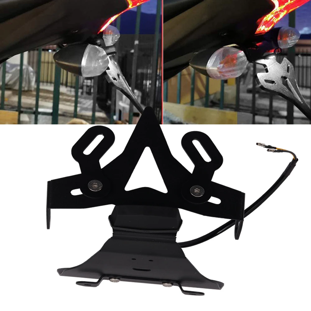For Yamaha YZF R3 R25 MT-03 MT-25 Motorcycle Frame LED Light Tail Tidy License Plate Rear Holder Bracket Fender Eliminator | Автомобили и