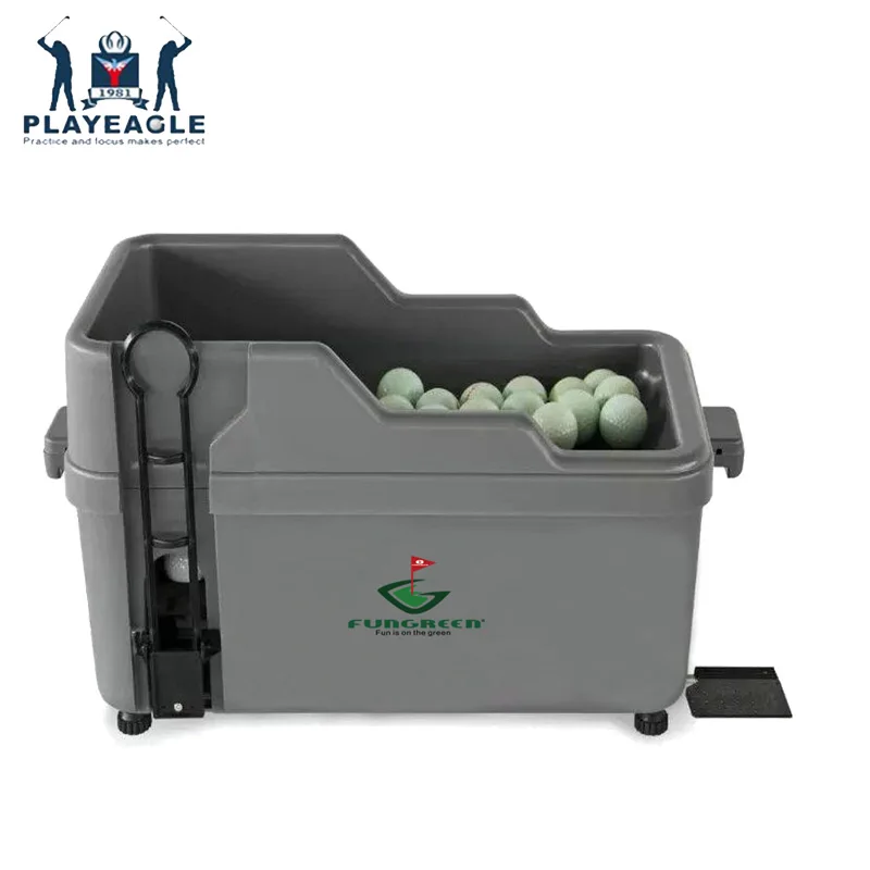 FUNGREEN Golf Ball Dispenser Half Automatic Can Hold 80pcs Balls Club Organizer Semiautomatic | Спорт и развлечения