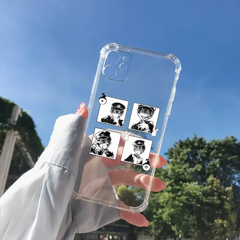 

Jamular Toilet Bound Hanako Kun Phone Case Transparent for Clear iPhone 11 12 8 7 6 6S XS MAX Plus X 5S SE 2020 XR mini pro