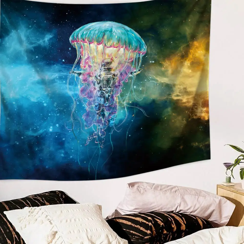 

Home Wall Hanging Decoration Jellyfish Tapestry Beach Towel