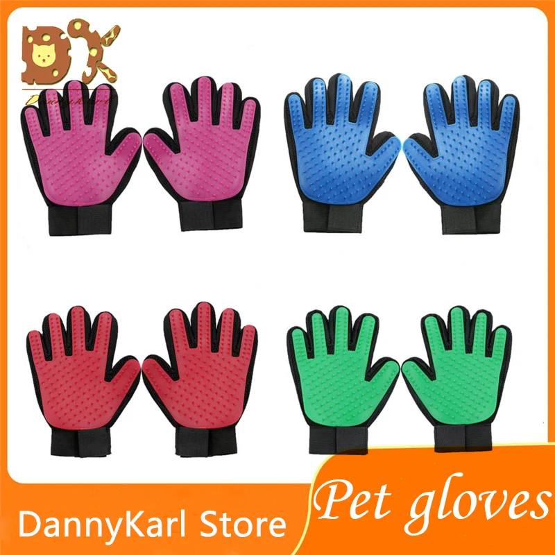Щетка перчатка для мытья животных кошек и собак|Расчески собак| |