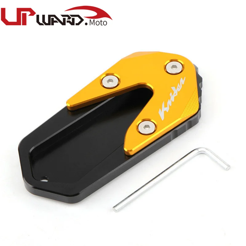 

For KYMCO KRIDER400 KRIDER 400 2018 2019 2020 Motorcycles Accessories CNC Kickstand Foot Side Stand Extension Pad Support Plate