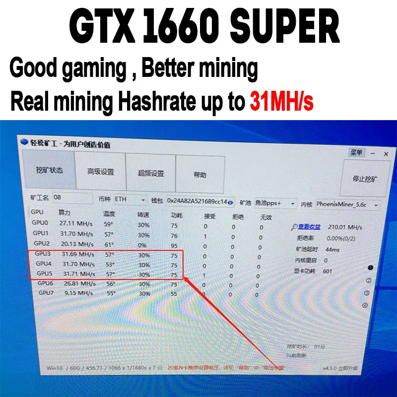 SZMZ NVIDIA GeForce GTX 1660 Супер видеокарта 6 ГБ GDDR6 192 бит GPU Non RTX 2060 RX580 570 обновленная