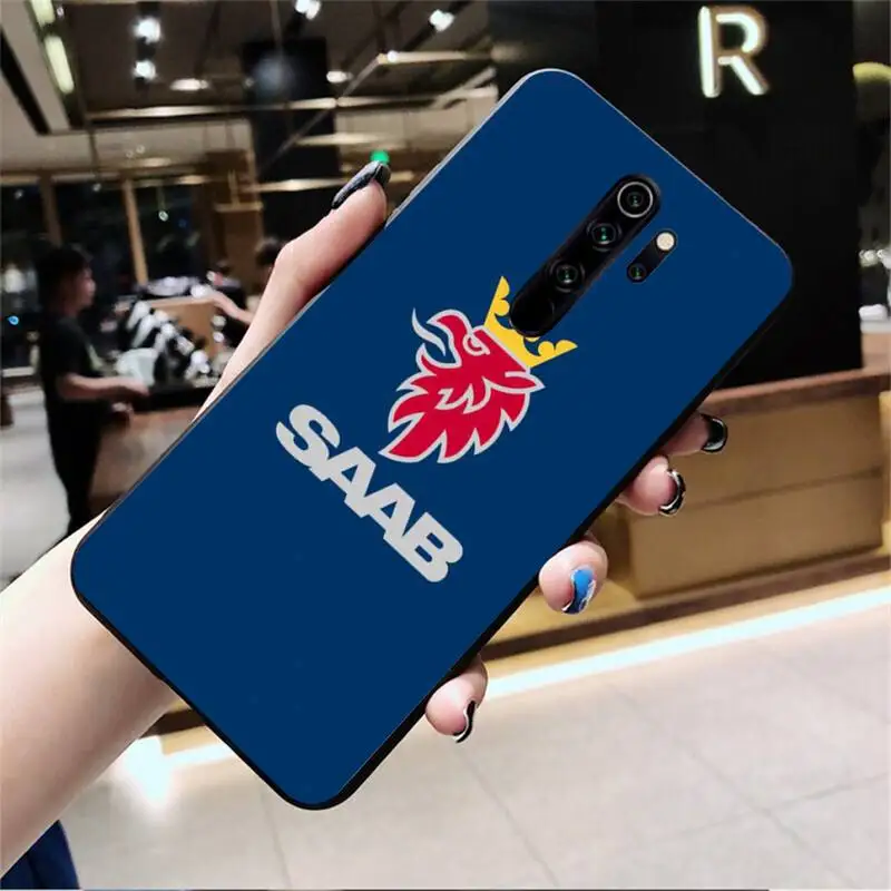 HPCHCJHM крутой автомобильный чехол для телефона с логотипом saab Redmi Note 8 8A 8T 7 6 6A 5 5A 4 4X 4A