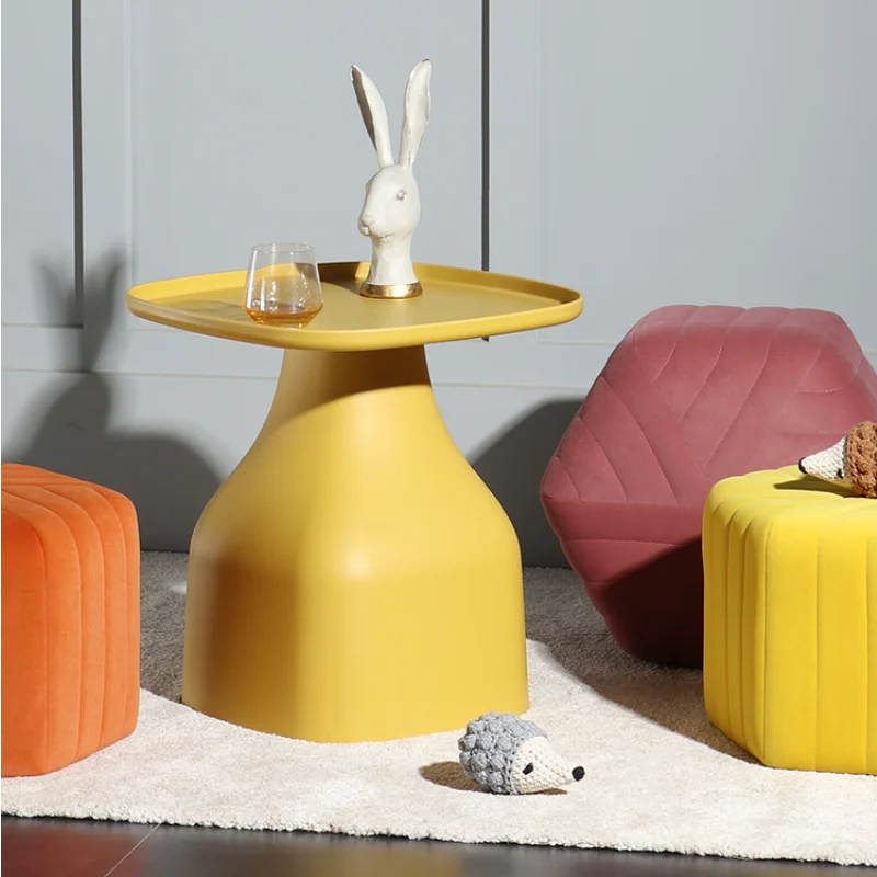 

Креативный пластиковый журнальный столик, простой диван, прикроватный столик, полка, маленький стол, Скандинавская мебель