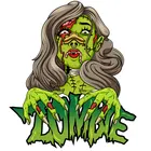 2021 наклейки на Хэллоуин с ведьмой темо, наклейки с зомби для одежды, курток, термонаклейки на одежду, Аппликации, нашивки на заказ