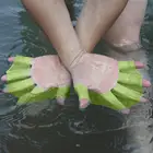 1 пара, силиконовые перчатки для плавания