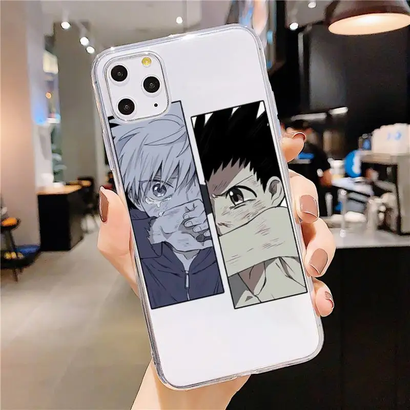 

Anime HUNTERHUNTER Phone Case Transparent soft For iphone 5 5s 5c se 6 6s 7 8 11 12 plus mini x xs xr pro max