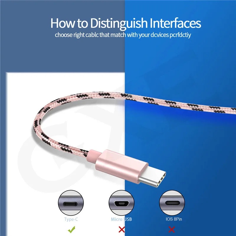 Usb type C кабель для быстрой зарядки USB C кабель для передачи данных type-C кабель для зарядного устройства USB для samsung S9 S8 Plus Note 9 10 Xiaomi Mi 9 huawei