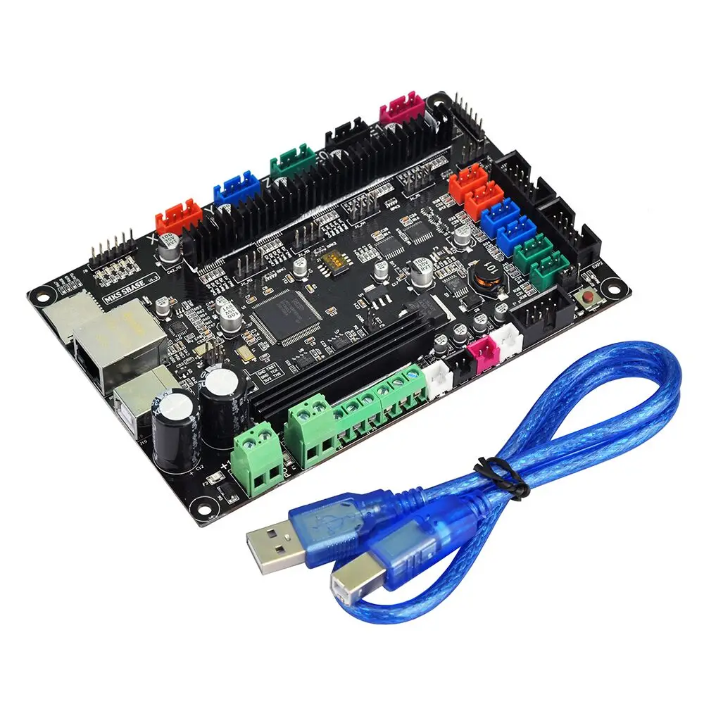 Плата управления для 3D принтера MKS SBASE V1.3 32 разрядная плата с открытым исходным