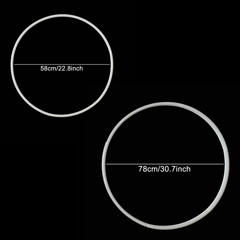 

58/78cm Circle Balloon Garland Arch Balloon Accessories Plastic Ring Stand Arch Frame for Wedding Birthday Background Decoration