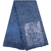 haolin african lace fabric high quality brocade lace french nigerian lace fabrics for bride women wedding party dress sewing
