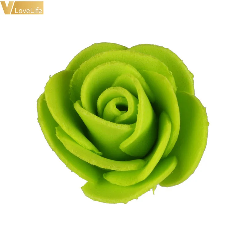 

50pcs Multicolor Handmade Rose Head Artificial Flowers Wedding Home Festival Party supplies Diy Gifts