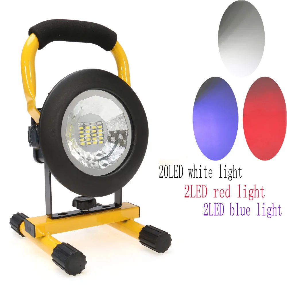 18650 Портативный Перезаряжаемые потолочные светильник 30 Вт 24 led флэш оповещения