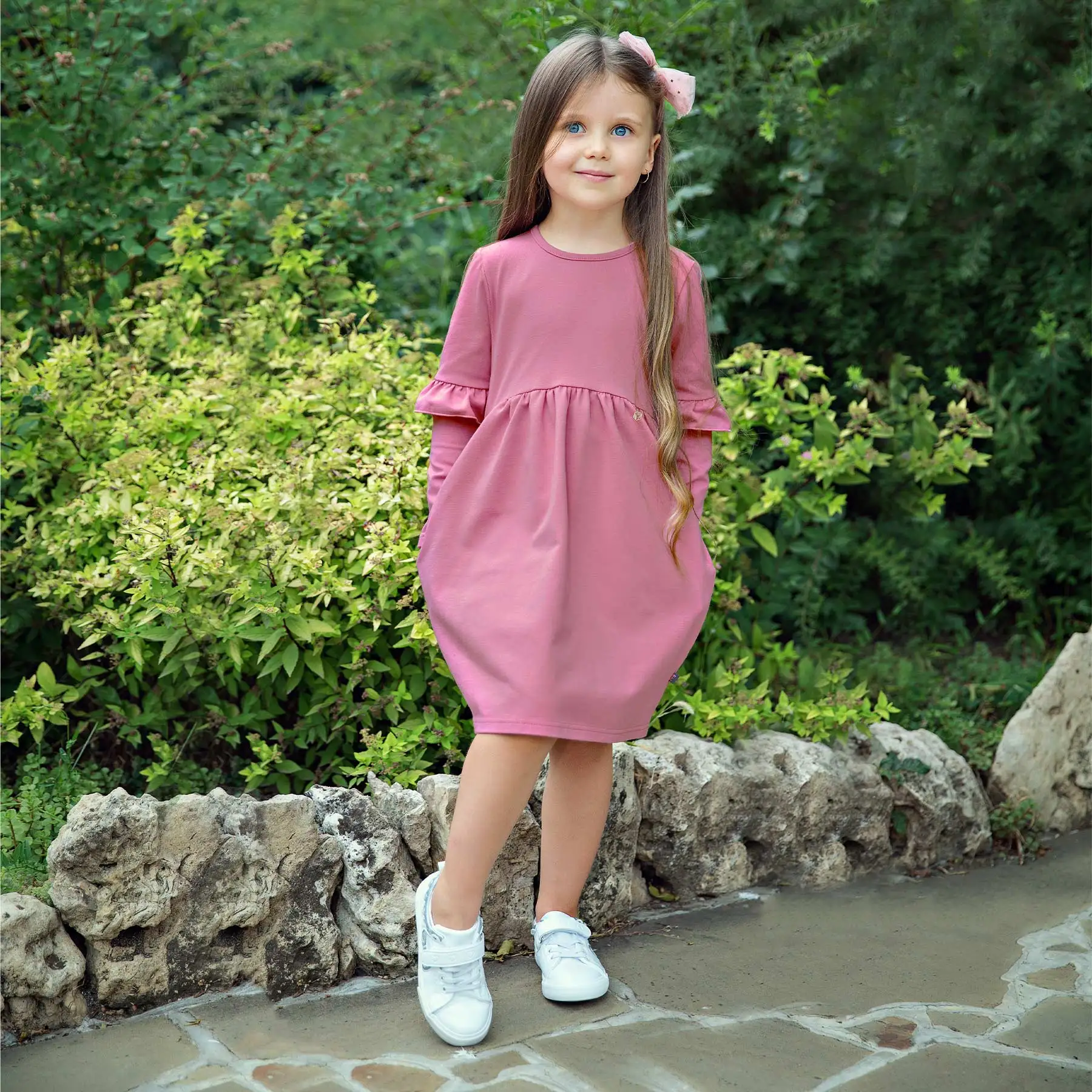Платье Bossa Nova 141П-167-Р Dress for girls Children's clothing March 8th autumn fancy dress summer | Детская одежда и