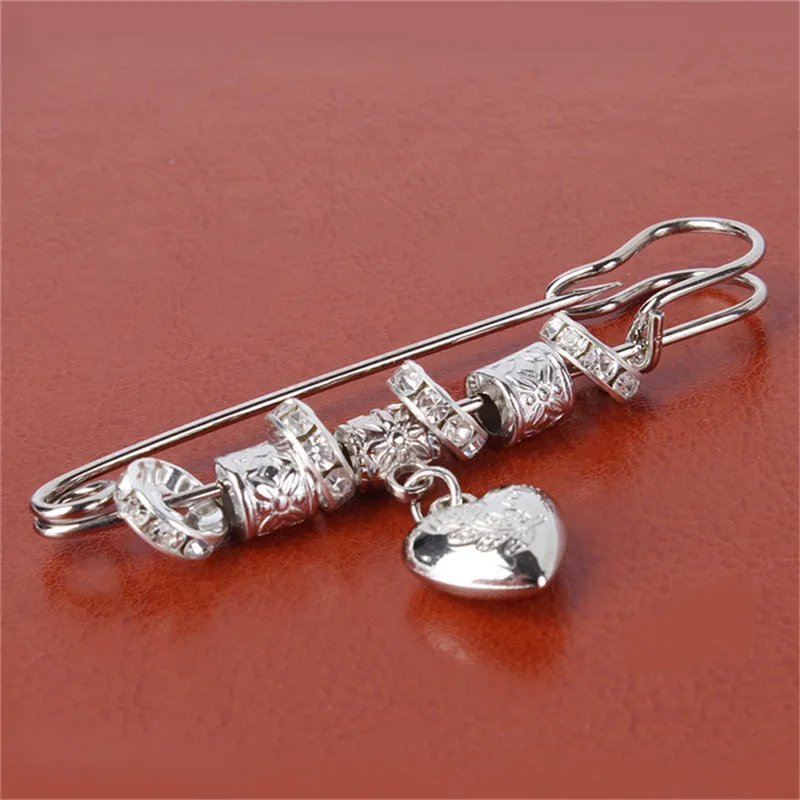 Fashion new Vintage shawl buckle sweater brooch fashion love cardigan pin large scarf body accessories hot sale | Украшения и