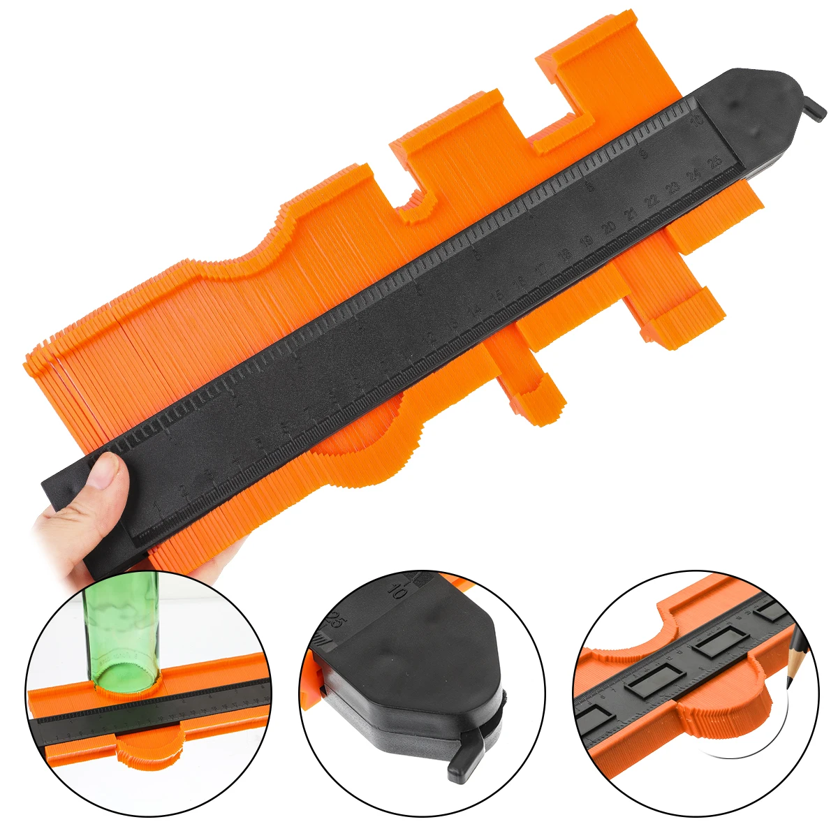 Шаблон пластиковый для измерения контура измерительный инструмент