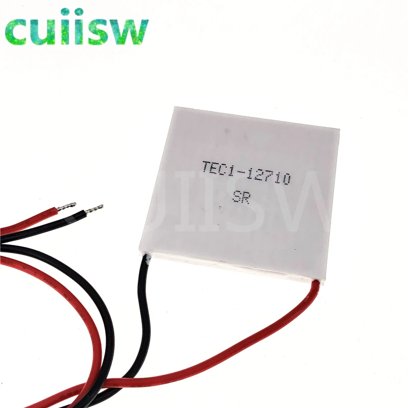 Термоэлектрический охладитель Peltier 12710 12 в пост. Тока 10 А 40*40*3 2 мм TEC1|tec1 12710| |