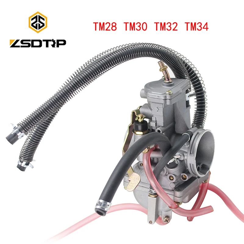 ZSDTRP карбюратор для Mikuni TM28 TM30 TM32 TM34 ATV мотоцикла Yamaha DT200S TMX30 плоский карбюратор