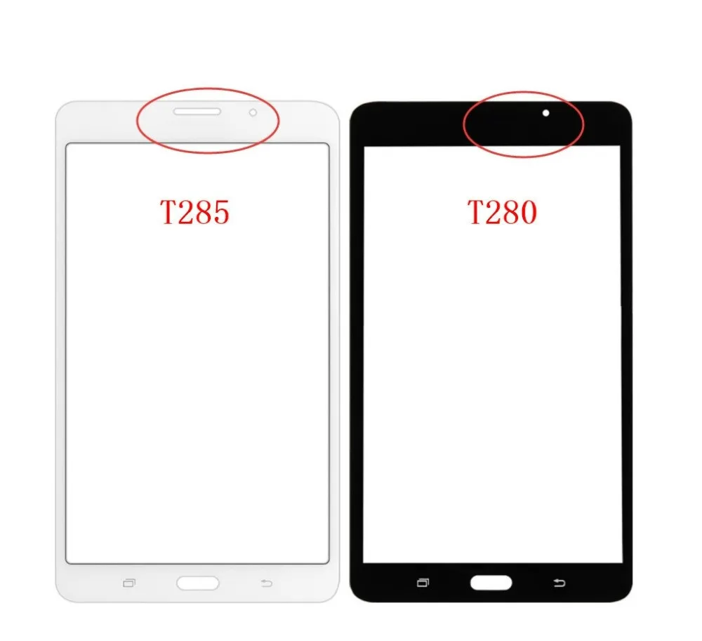 

Новый кожаный чехол для Samsung Galaxy Tab A 7,0 2016 SM-T280 SM-T285 T280 T285 внешняя стеклянная панель объектива запасные части (не сенсорный экран)