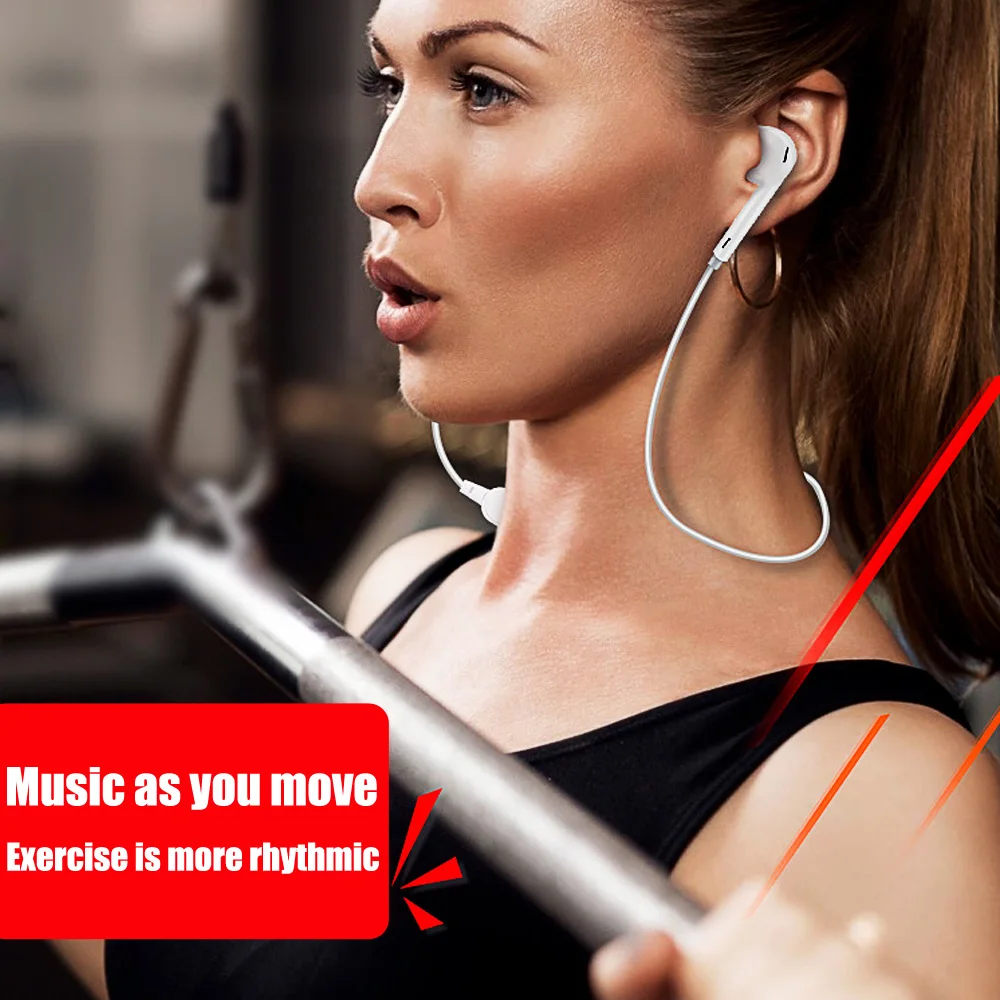 Спортивные Bluetooth наушники S6 беспроводная гарнитура музыкальные с микрофоном для