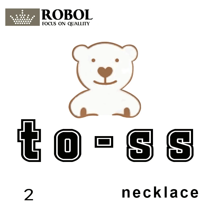 

High Quality Original Fashion Cute Spanish Bear Necklace DIY Jewelry Girl LadiesVarious Bear Shape Design Jewelry Customization