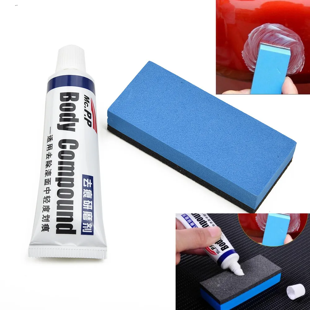 High Quality Grinding Car Body Compound Paste Set Car Scratch Paint Care Repair Fluid Remover Compound Paste body compound scratch paint care repair sealer set grinding paste repair kits and headlamp restoration kit for car light clean