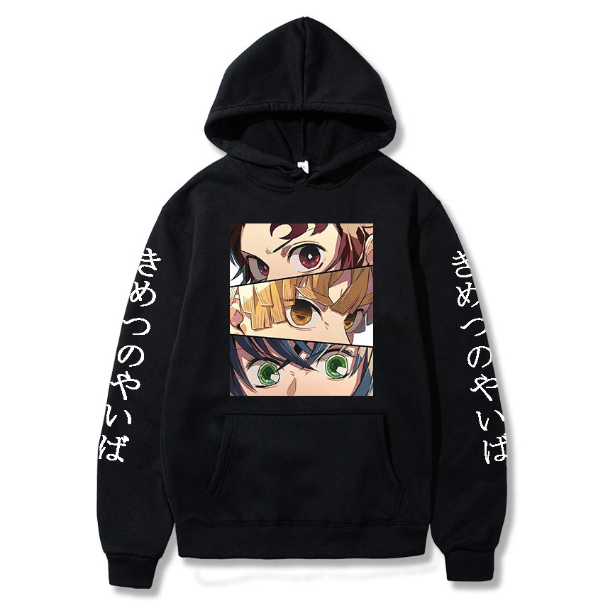 

Demon Slayer Fall Pullover Sweatshirt Kamado Tanjirou Printed Hoodies Harajuku Kimetsu No Yaiba Sudaderas Mujer Women Hoodies