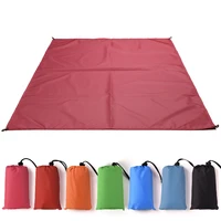 outdoor portable solid color shade sunscreen camping picnic mat lightweight waterproof mini folding beach mat moistureproof pad