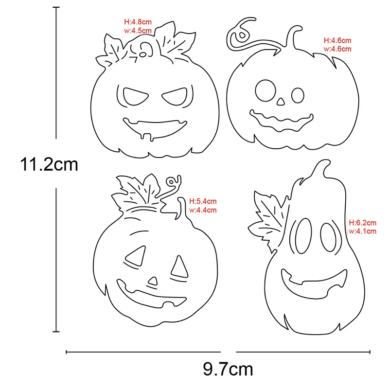 

Metal cutting dies cut die mold Halloween pumpkin decoration Scrapbooking dies paper craft knife mould blade punch stencils dies