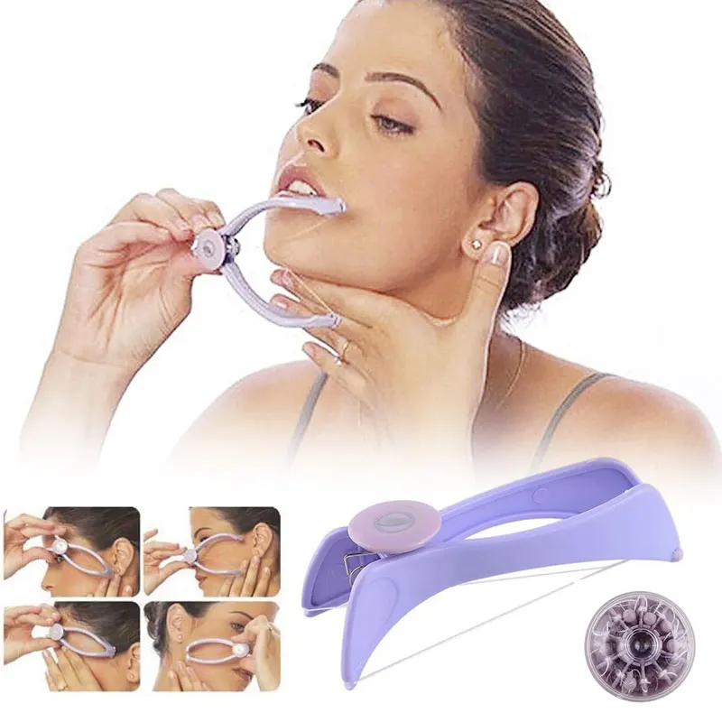 

Facial Epilator Pulling Surface Hair Device Safe Removal Tool Face Beauty Threading Shaving Removal Stick Hair Epilator Wax