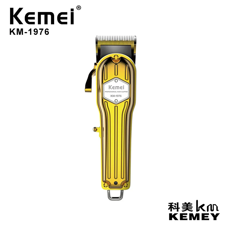 

Kemei Professional All Metal Hair Clipper Men Electric Hair Trimmer Fade Hair Cutter Haircut Machine Barber shop KM-1977 KM-1976