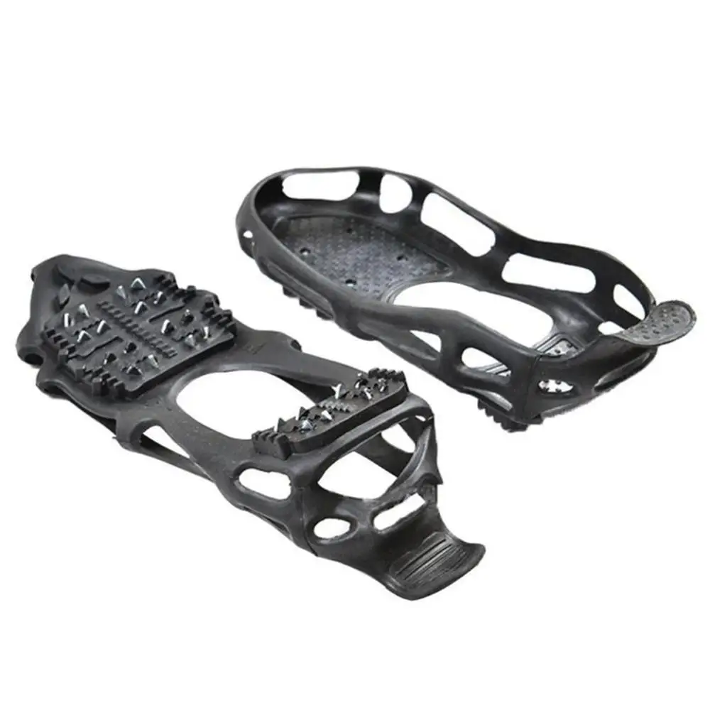 Нескользящие скобы с 24 зубцами для зимней рыбалки альпинизма S/M/L | Спорт и