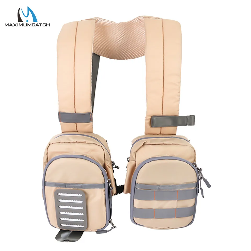 Maximumcatch Compact Fly Fishing Vest легкий регулируемый нагрудный пакет для мужчин и женщин