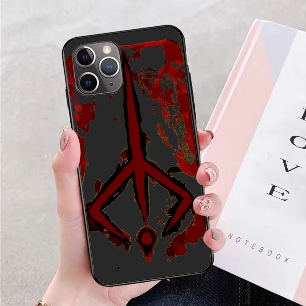 

For iPhone Bloodborne hunters sign Soft TPU Border Apple iPhone Case