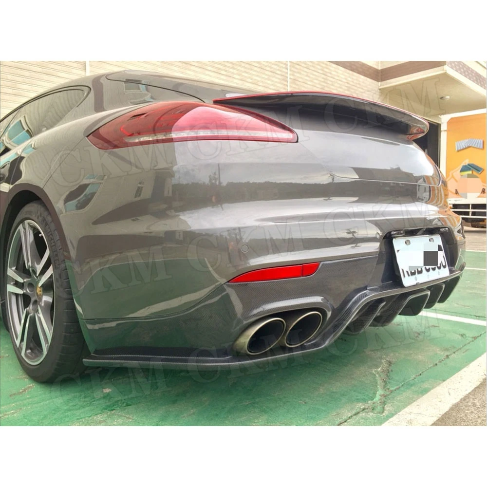 Задний диффузор из углеродного волокна спойлер для Porsche Panamera 970 GTS Turbo S 2014 2017