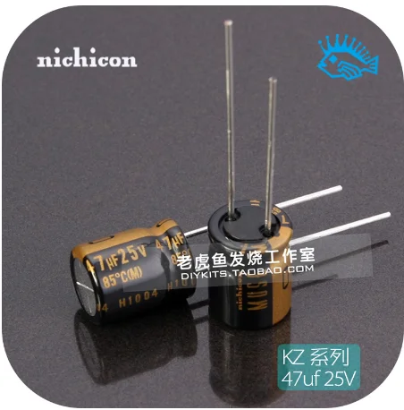 2 шт. Бесплатная доставка 47 мкФ 25V KZ MUSE Полная серия Nichicon японский оригинальный