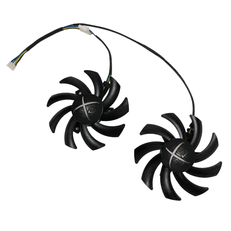 2 шт./лот радиатор для компьютерной графической карты 85 мм 12 В постоянного тока 0 35