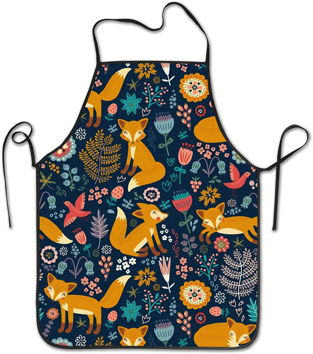 

Flowers And Fox Tools Chef Kitchen Cooking And Baking Aprons Bib Aprons
