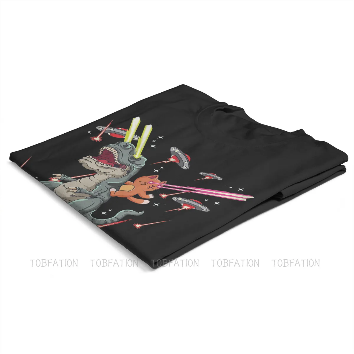 Футболка мужская хлопковая в стиле Харадзюку топ с милым рисунком динозавра