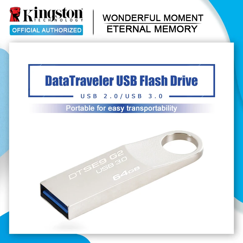 

Kingston USB Flash Drive DTSE9G2 USB 3.0 128GB 16GB 32GB 64GB Pendrive Stick Pen Drive DT104 USB2.0 Memory Flash Memoria